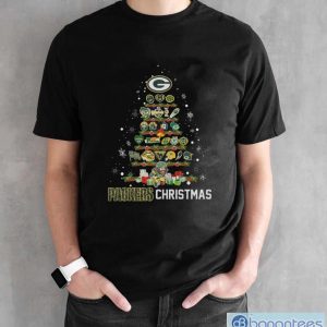 Green Bay Packers Love Christmas Tree 2023 T-Shirt - Black Unisex T-Shirt