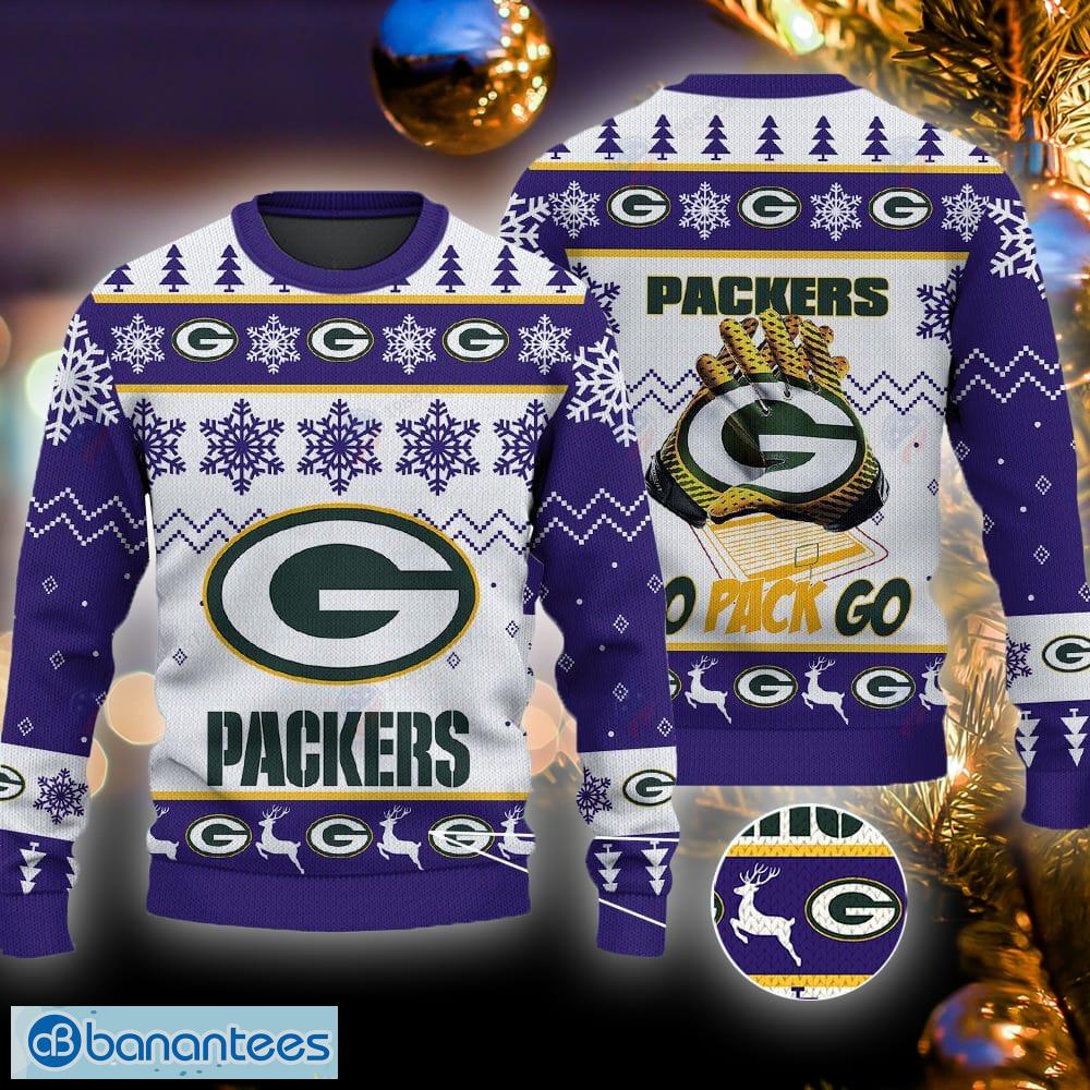 Green Bay Football Green Bay Knit Pattern 3D NFL Ugly Christmas Sweaters -  Bring Your Ideas, Thoughts And Imaginations Into Reality Today