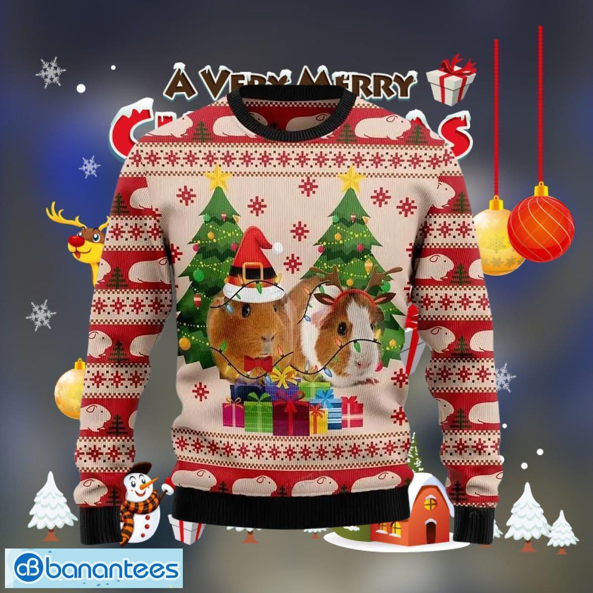 Guinea pig clearance ugly christmas sweater