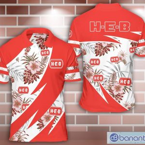 h-e-b 3D Sport Polo Shirt Nice Gift Tropical Style Product Photo 1
