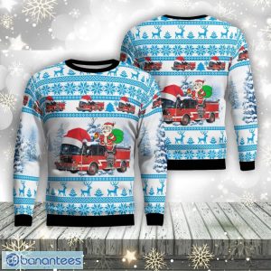 Evergreen Park, Cook County, Illinois, Evergreen Park Fire Department Christmas Ugly Sweater 3d Xmas Gifty Gift Product Photo 1