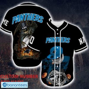 Panthers Blue Baseball Jersey