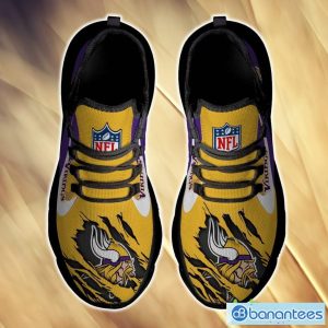 Minnesota Vikings Unveil For Fans Custom Name Max Soul Sneakers New Gift Men And Women Clunky Shoes - Minnesota Vikings Chunky Shoes_3