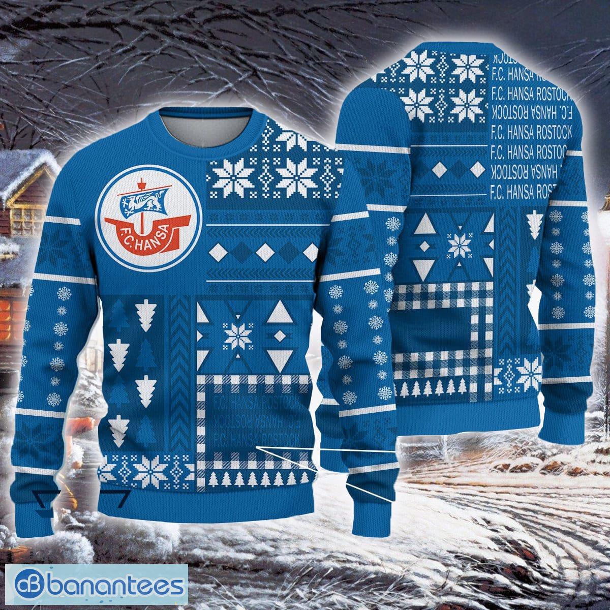 Toronto Blue Jays Basic Pattern Ugly Christmas Sweater - Banantees