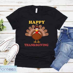 Happy Thanksgiving Shirts for Boys Girls Kids Pilgrim Turkey T-Shirt Sweatshirt Hoodie Unisex Halloween Gift Product Photo 1