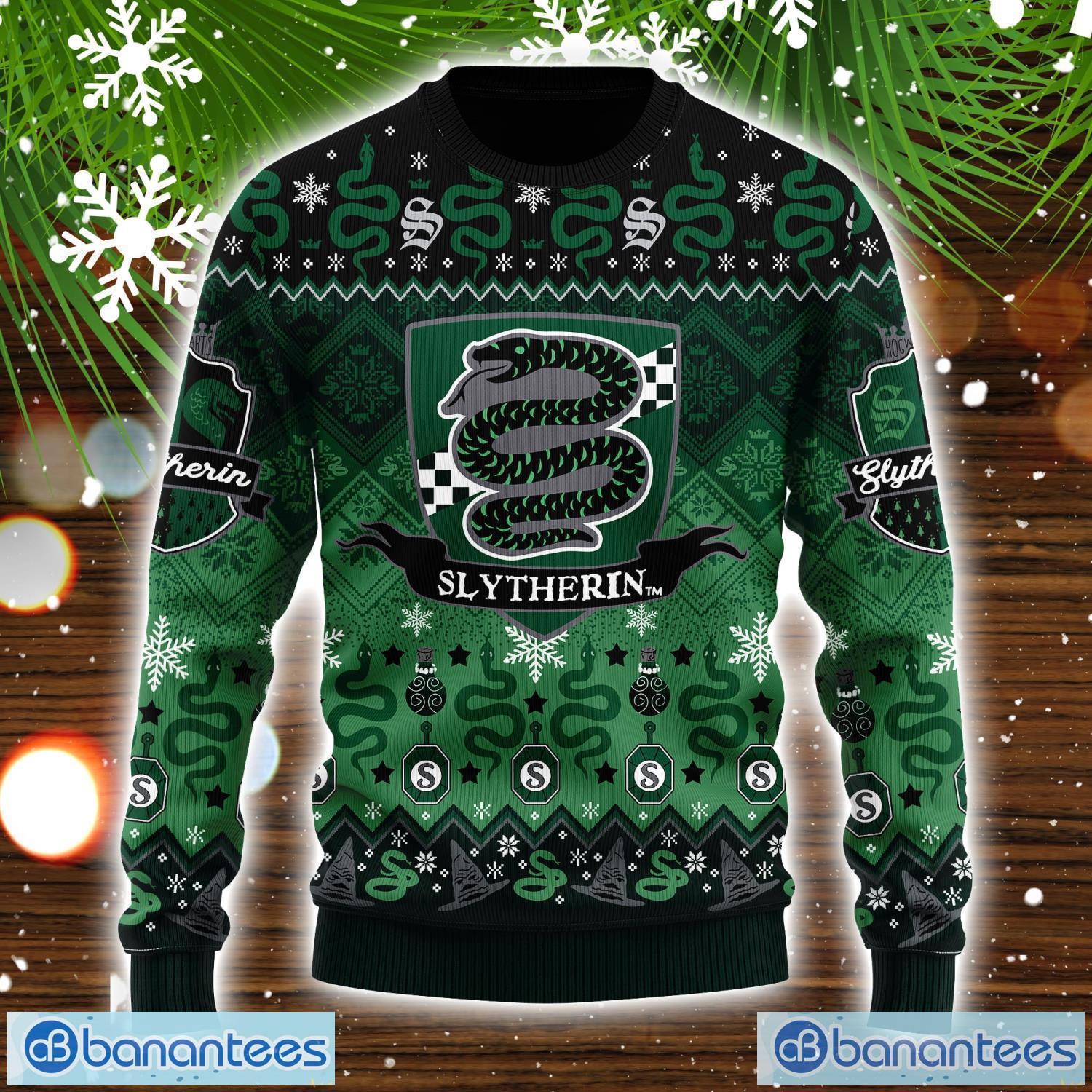 Slytherin ugly christmas on sale sweater