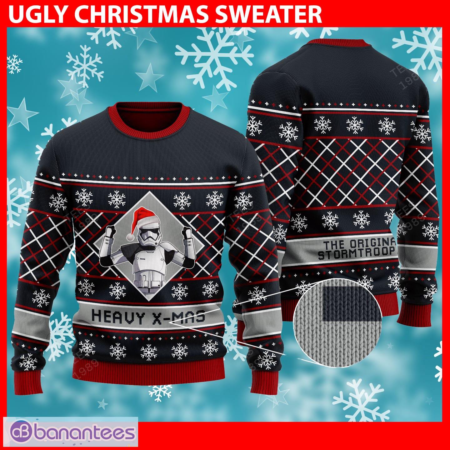 NFL PS Christmas Gift 3D Ugly Christmas Sweater For Men And Women -  Banantees