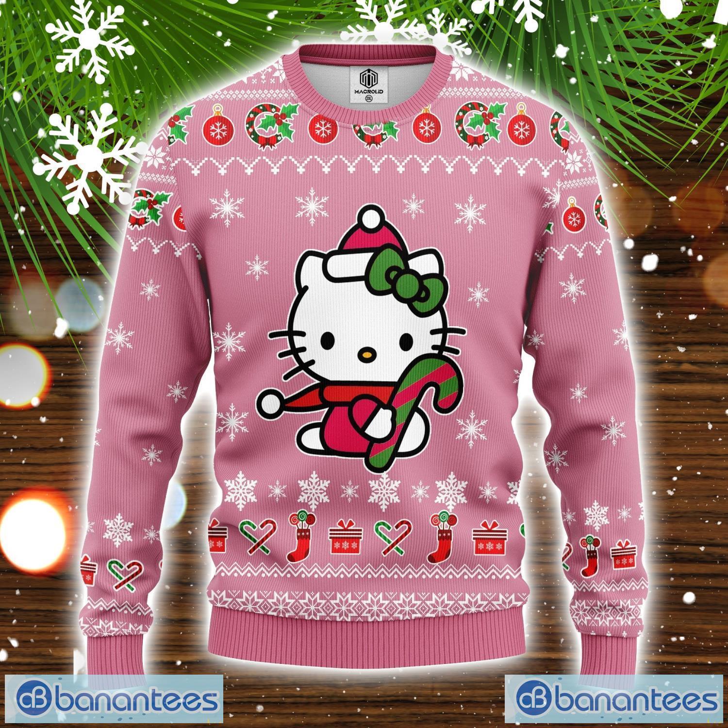 Hello Kitty Pink Cute Ugly Christmas Sweater Amazing Gift Christmas Gift Product Photo 1