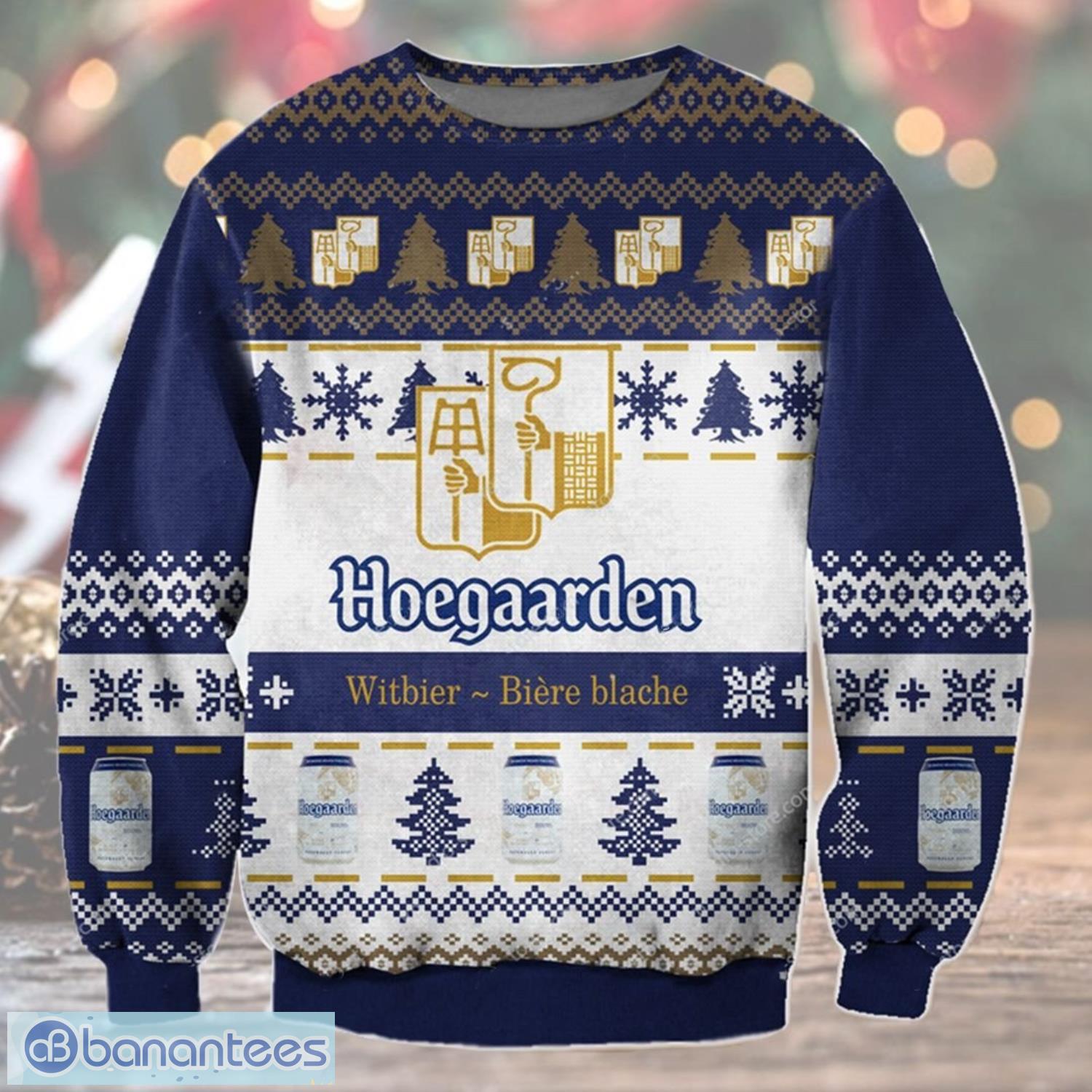 hoegaarden 3d ugly christmas sweater christmas gift image Hoegaarden 3D Ugly Christmas Sweater Christmas Gift Product Photo 1