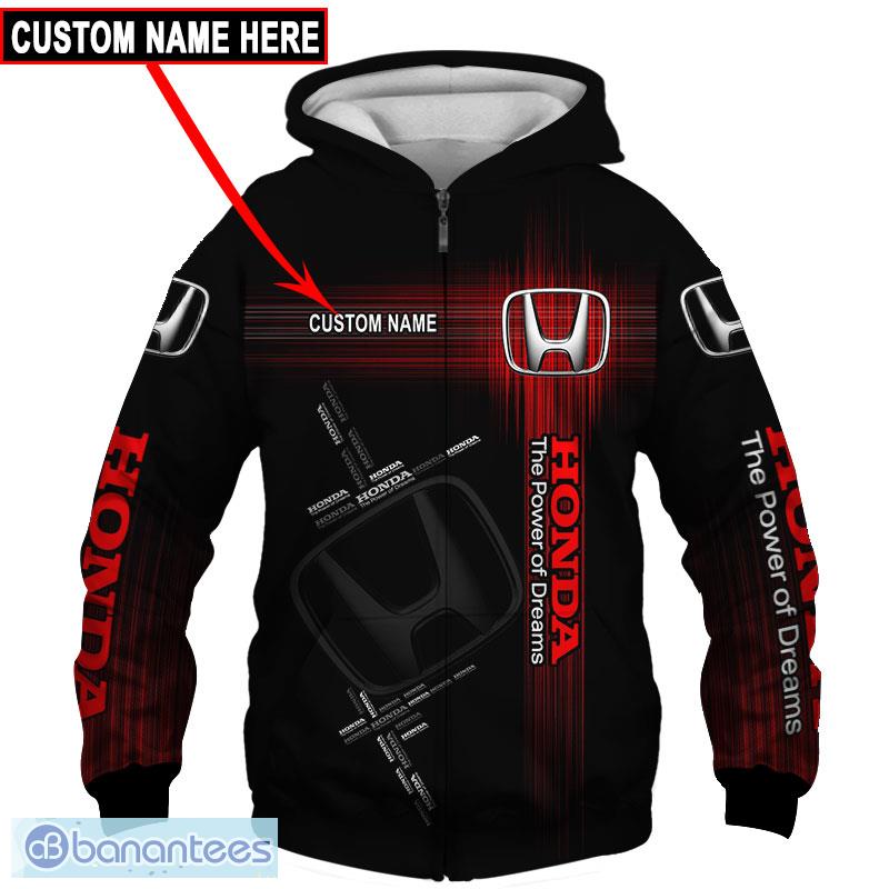 Honda Skull Seashell 3D Hoodie Zip Hoodie T Shirt All OVer Print