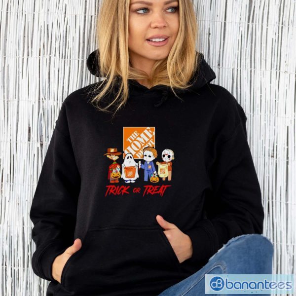 Horror characters chibi home depot trick or treat halloween t-shirt - Unisex Hoodie