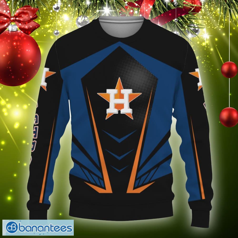 MLB Sport Fans Houston Astros With Santa Hat Cute Gift Ugly Christmas  Sweater - Freedomdesign