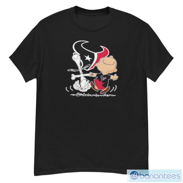 Houston Texans Charlie Brown Snoopy Houston Texans T-Shirt - G500 Men’s Classic T-Shirt