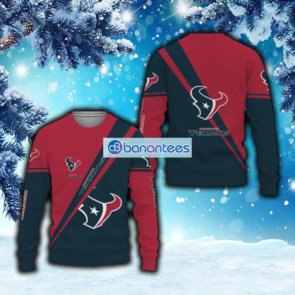 For Fans NFL Houston Texans Christmas Tree And Gift Ugly Christmas