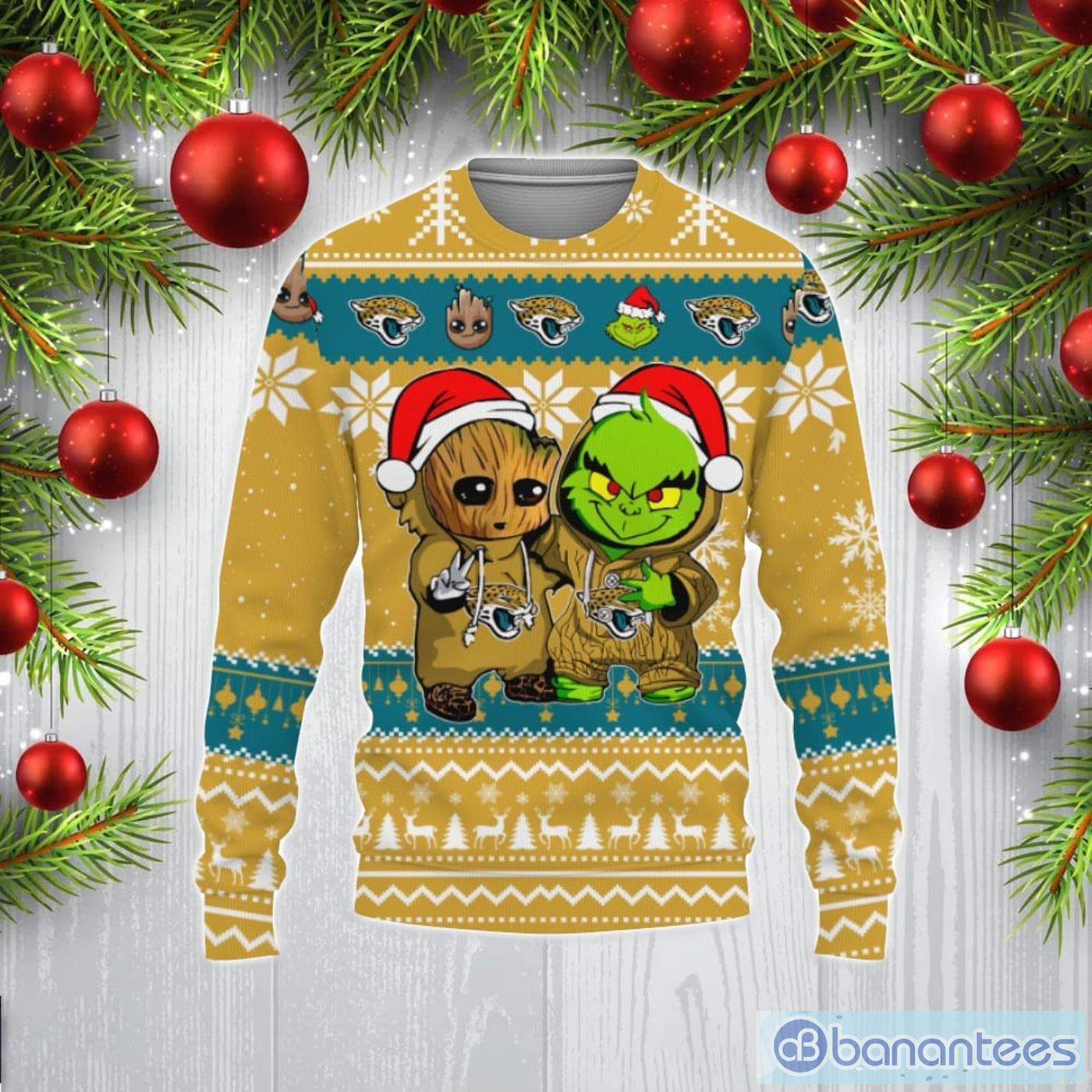 BEST CHOICE Jacksonville Jaguars Christmas Sweater