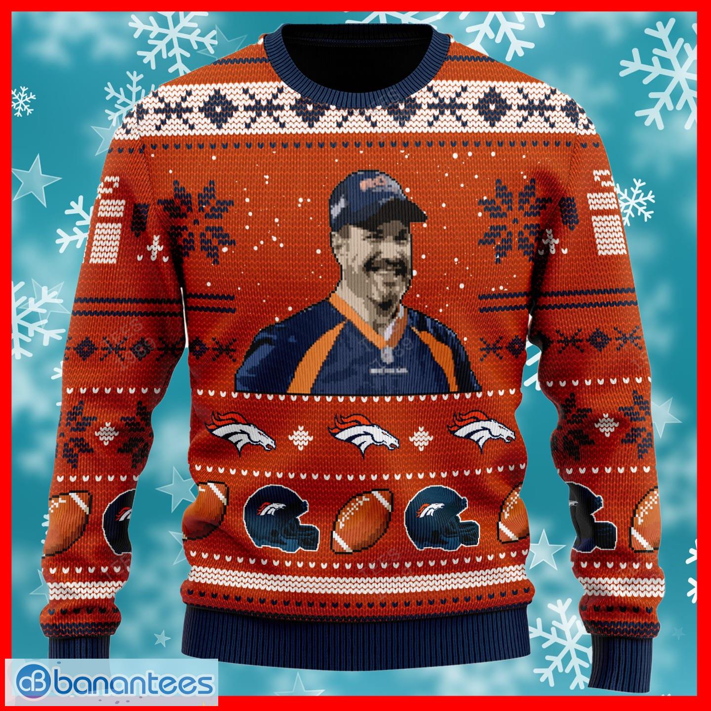 Denver Broncos Basic Ugly Christmas Sweater For Fans - Banantees