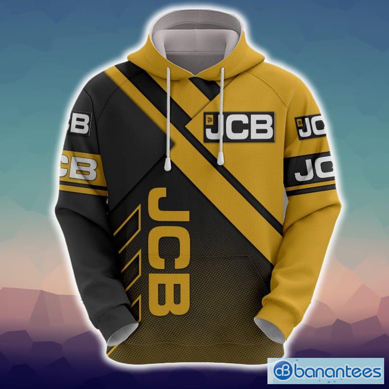 JCB Cars Lovers Set Hoodie And Long Pants AOP Gift For Mens