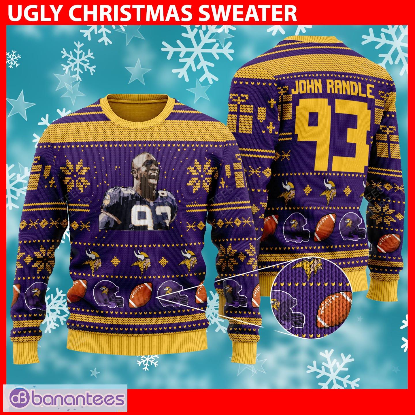 Best Selling Product] Minnesota Vikings Knitting Pattern Ugly Christmas  Sweater 3D