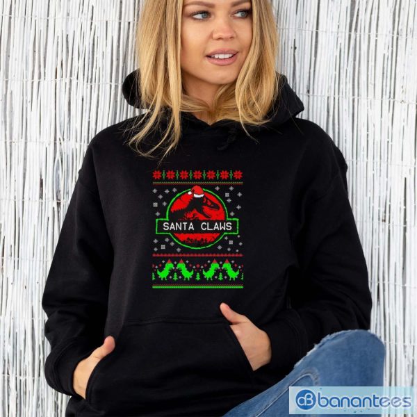 Jurassic Park Ugly Christmas Sweater Jurassic Park Christmas Sweatshirt - Unisex Hoodie