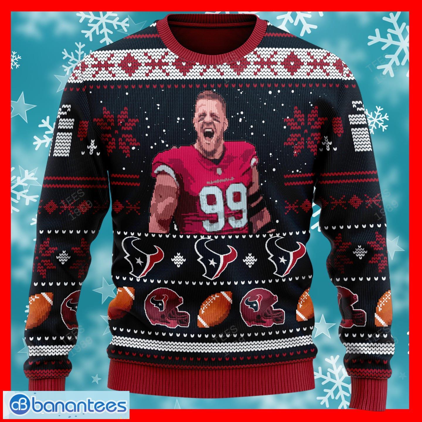 NFL Houston Texans New Season Green Knitted Christmas 3D Sweater