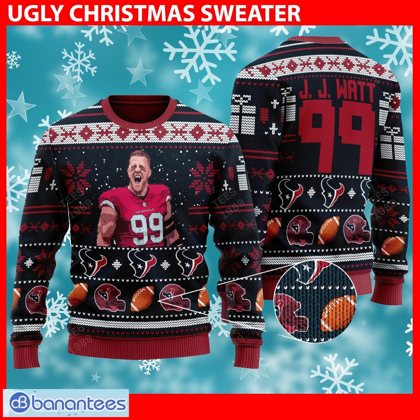 Jj Watt Houston Texans WoGame Red 3D Jersey