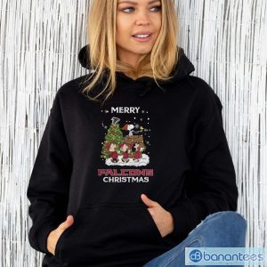 Atlanta Falcons Snoopy Family Christmas Shirt - Unisex Hoodie