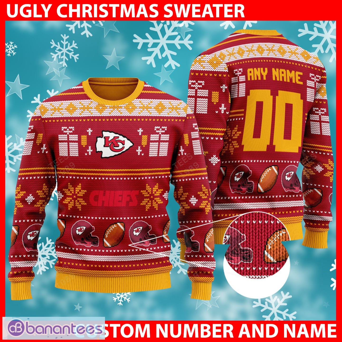 KC Chiefs Ugly Sweater - Shop Graphic Designed T-Shirt And Apparel