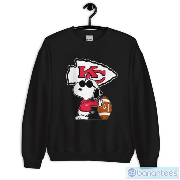 Kansas City Chiefs Nfl X Snoopy Dog Peanuts Unisex Adult T-Shirt - Unisex Crewneck Sweatshirt