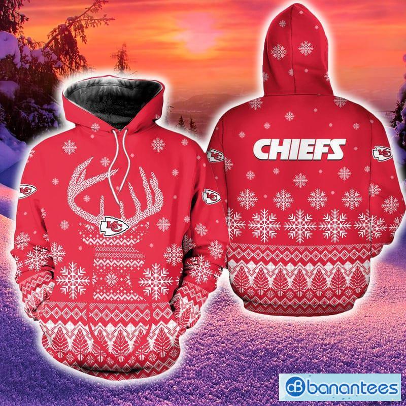 NFL Kansas City Chiefs Red Unisex 3D Hoodie Zip Hoodie For Men And Women  Sport Gift - Banantees