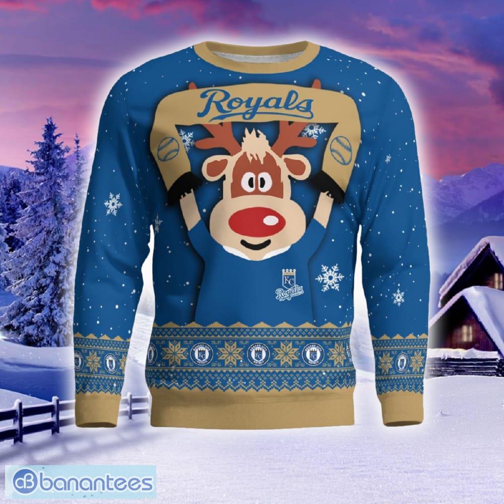 Kansas City Royals Grateful Dead Ugly Christmas Fleece Sweater