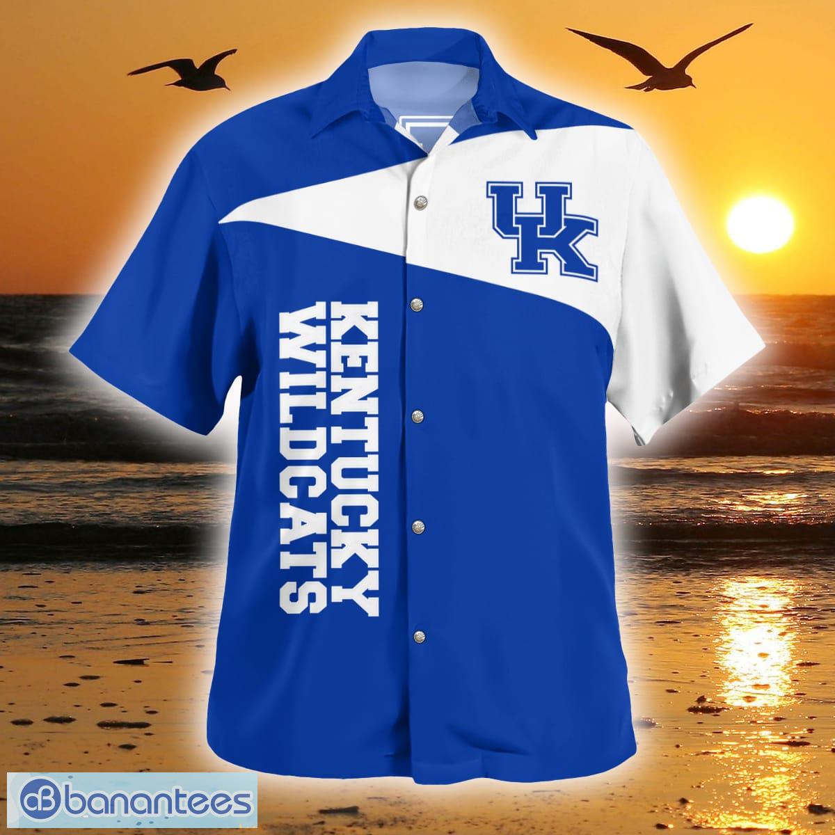 Kentucky Wildcats Plus Size 3D Hawaiian Shirt Best For Fans Beach