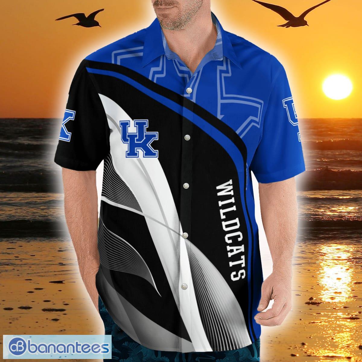 Kentucky Wildcats Plus Size 3D Hawaiian Shirt Best For Fans Beach