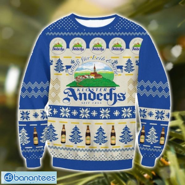 Kloster Andechs' 3D Ugly Christmas Sweater Christmas Gift Product Photo 1