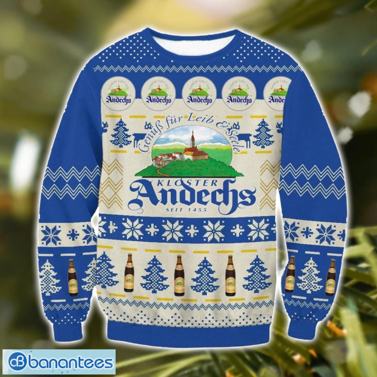 kloster andechs 3d ugly christmas sweater christmas gift image Kloster Andechs
