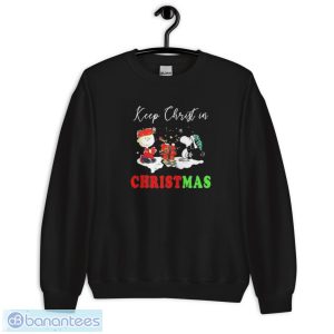 lG3VbJQk charlie brown snoopy keep christ in christmas 2022 sweater 2 300x300 image Charlie Brown Snoopy Keep Christ In Christmas 2022 Sweater - Unisex Crewneck Sweatshirt