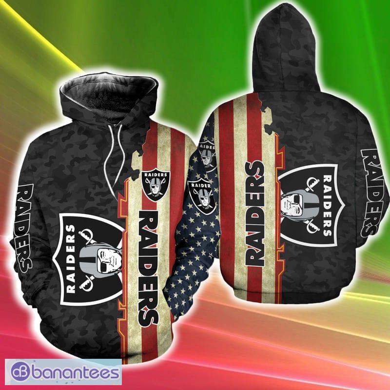 Las Vegas Raiders Hoodies Full Over Print - Banantees