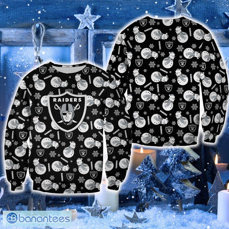 Las Vegas Raiders Football Team Logo Custom Name Personalized Ugly  Christmas Sweater Unisex Christmas Gift - Banantees