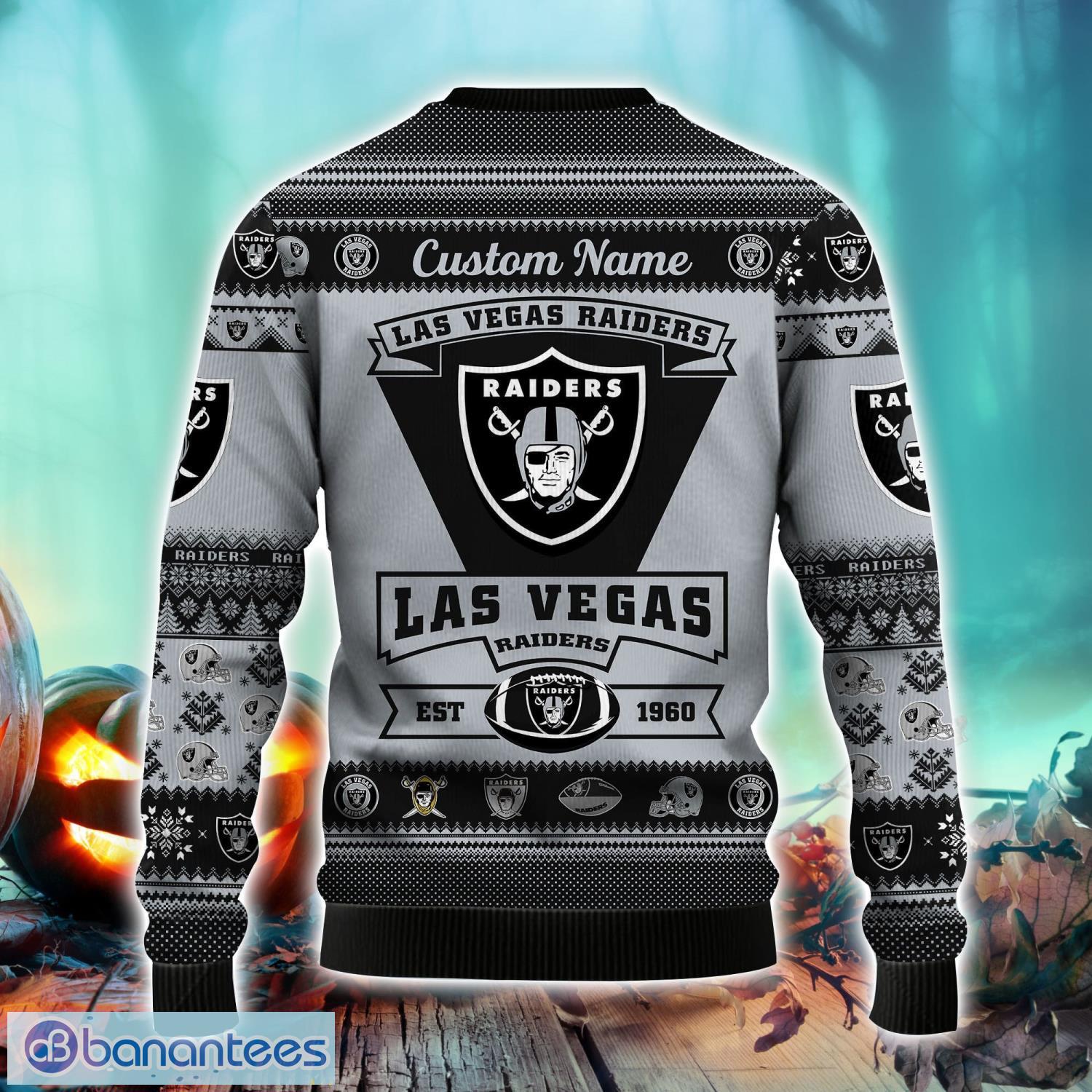 Ugly christmas 2024 sweater raiders