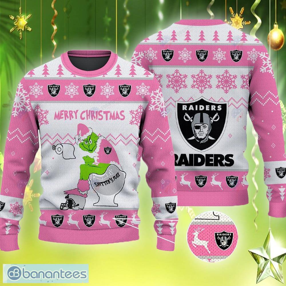 Oakland raiders 2024 pink sweatshirt