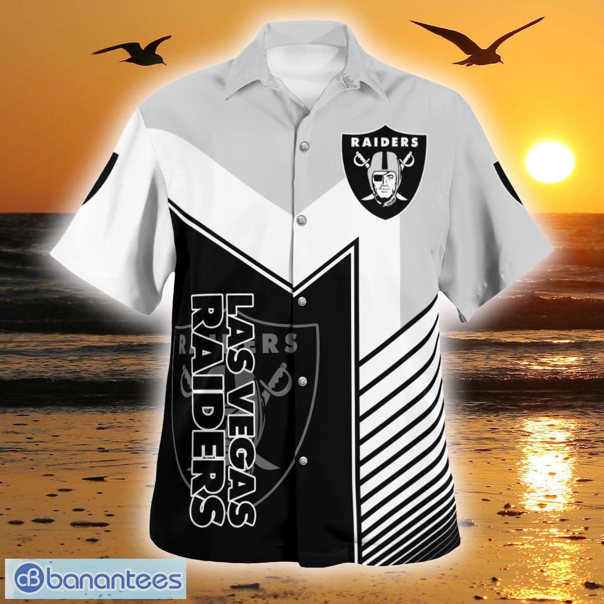 Las Vegas Raiders American Flag Summer 3D Hawaiian Shirt Best For Fans  Beach Gift For Men And Women - Banantees