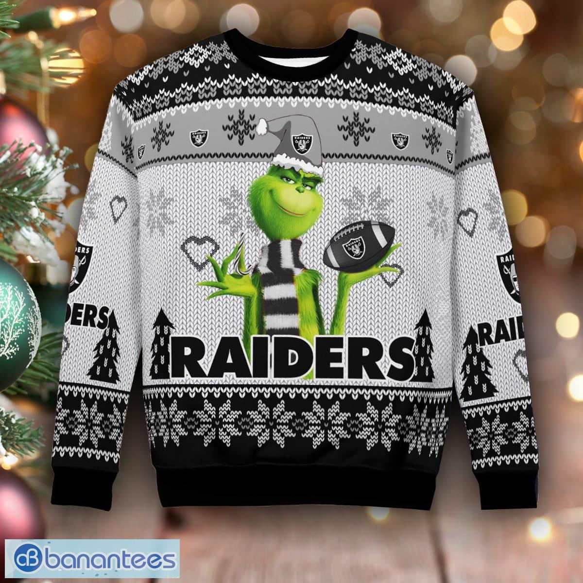 Raiders hotsell green sweater