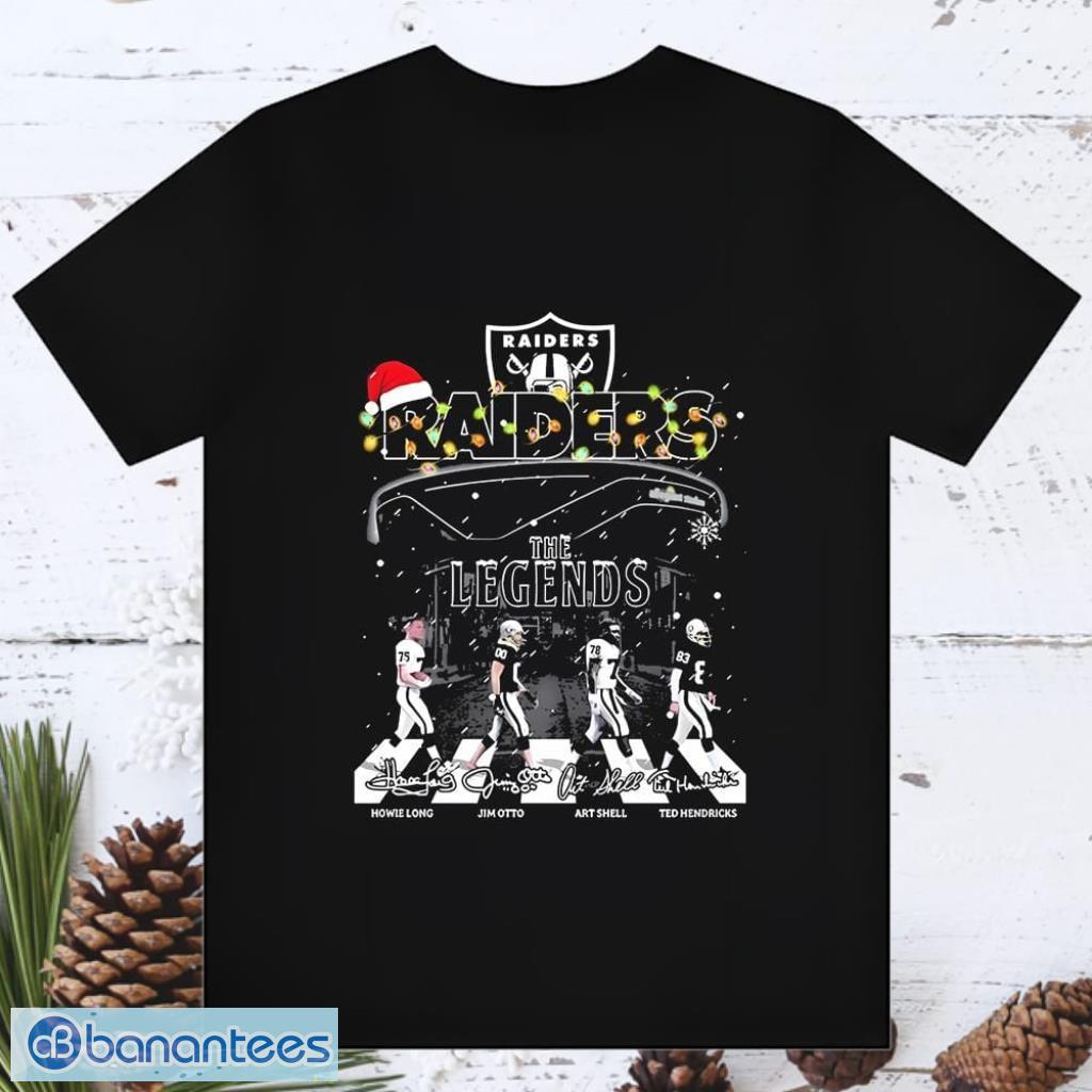 Las Vegas Raiders The Legends Abbey Road Christmas Signatures Ornament  Custom Name - Teespix - Store Fashion LLC