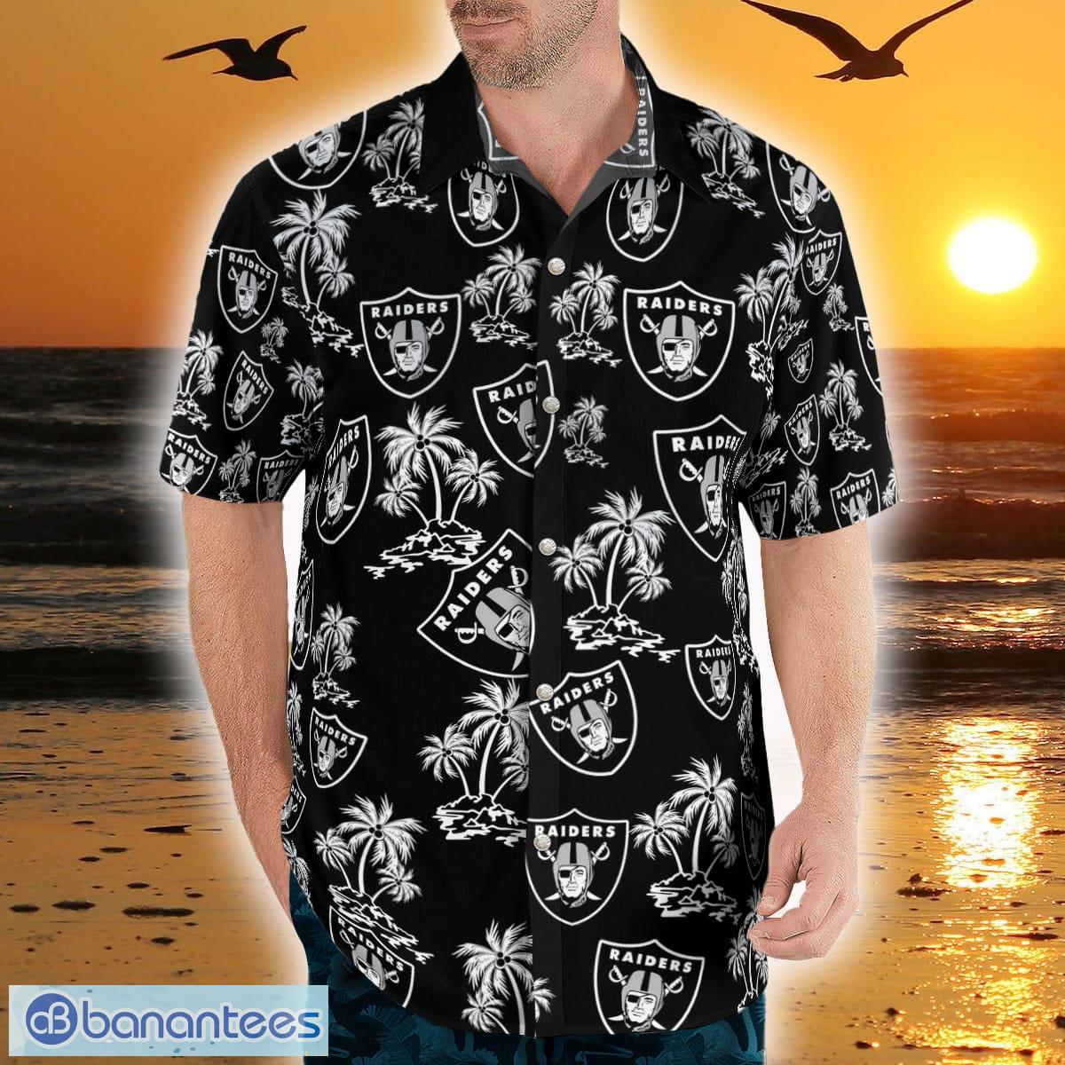 Las Vegas Raiders Vintage 3D Hawaiian Shirt Best For Fans Beach Gift For  Men And Women - Banantees