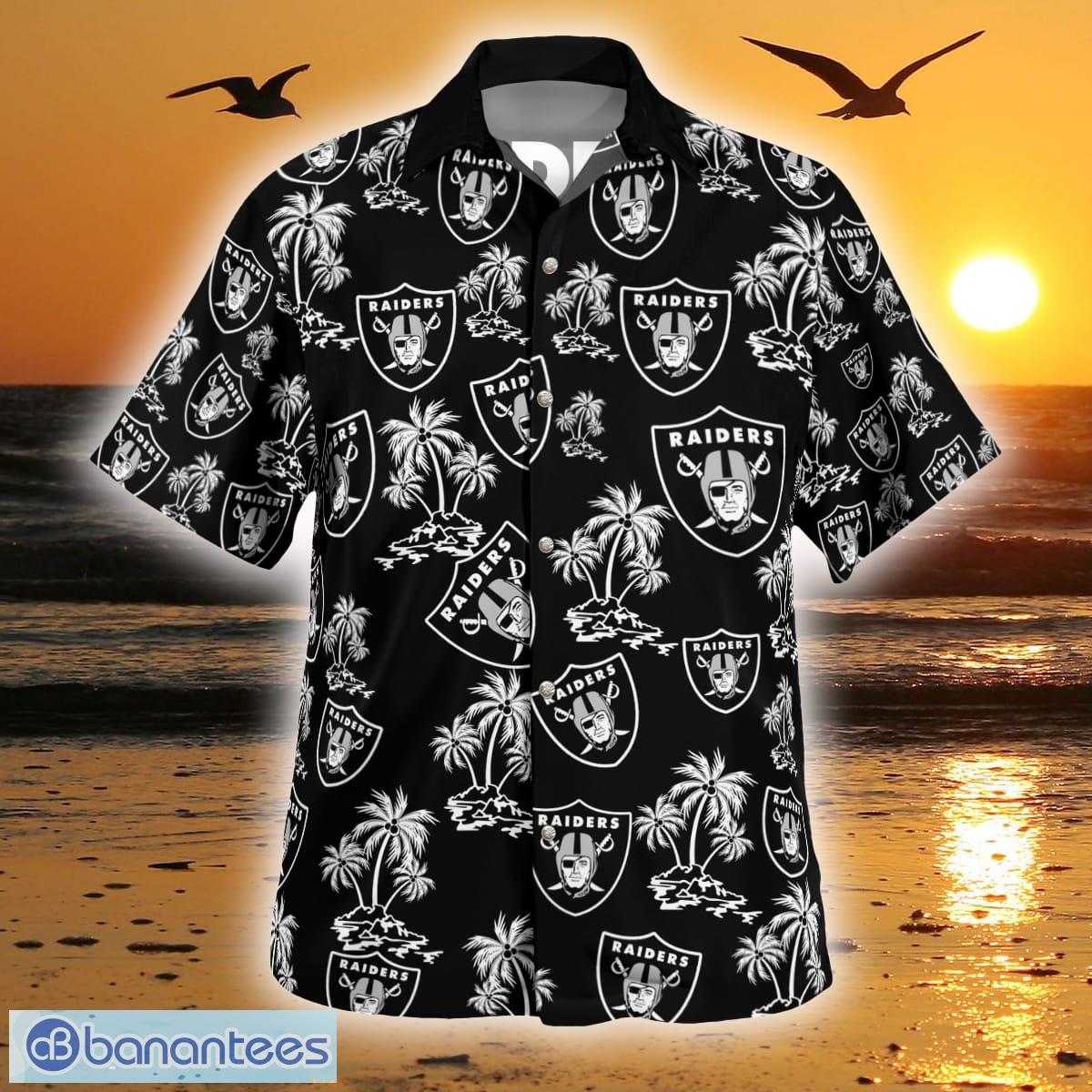 Las Vegas Raiders Vintage 3D Hawaiian Shirt Best For Fans Beach Gift For  Men And Women - Banantees