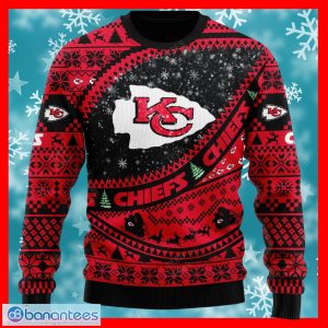 Baby Yoda Kansas City Chiefs Full Print Christmas Ugly Sweater - Banantees