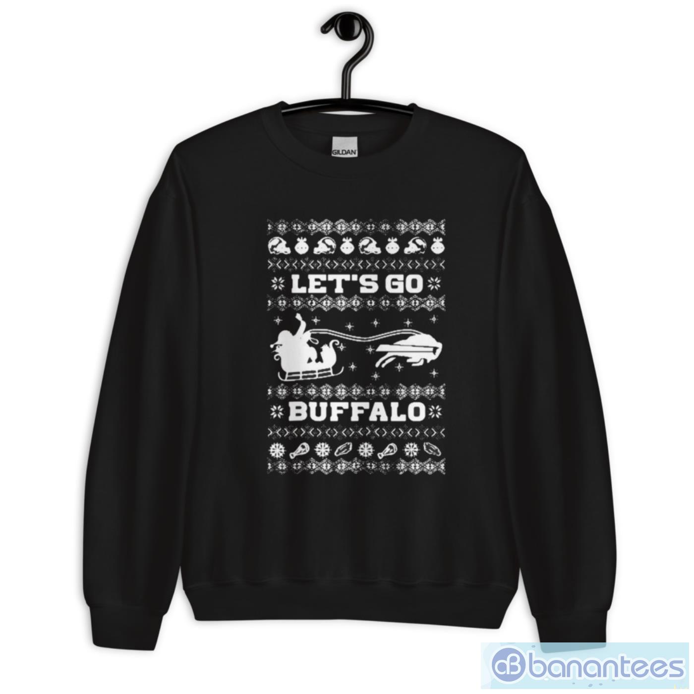 Let Go Buffalo Bills Ugly Christmas Shirt - Unisex Crewneck Sweatshirt Let Go Buffalo Bills Ugly Christmas Shirt - Unisex Crewneck Sweatshirt