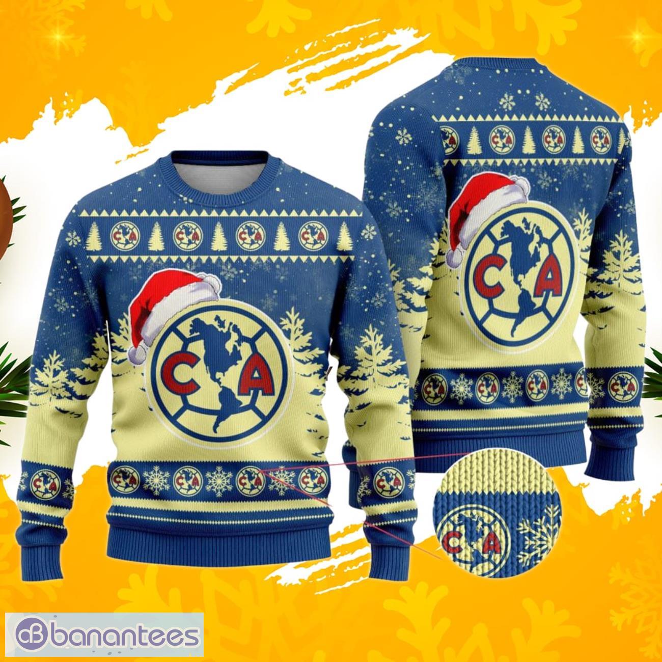 LIGA MX Club America Special Christmas Ugly Sweater Ideal for Men