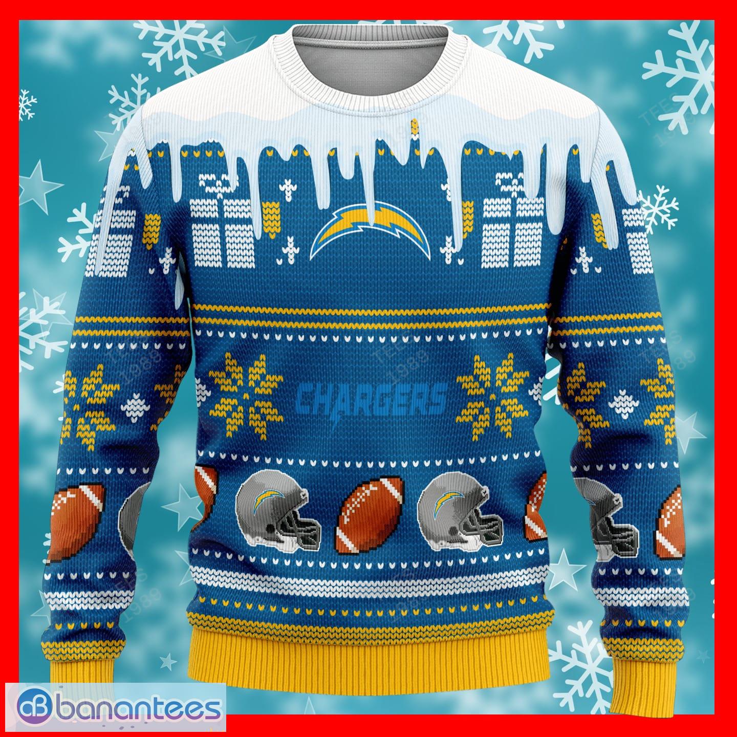 Los Angeles Chargers CUSTOM Christmas Sweater 