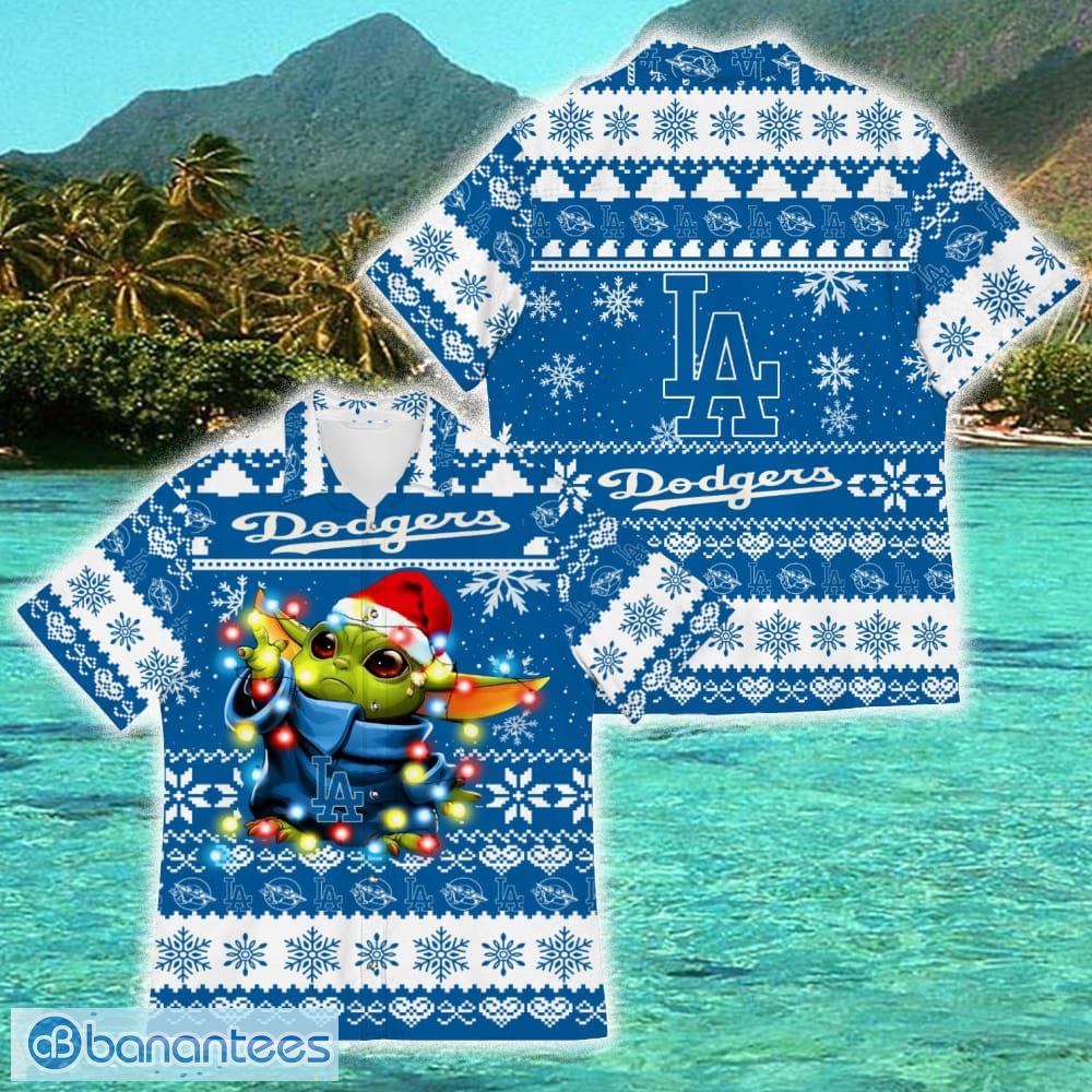 Los Angeles Dodgers Baby Yoda Star Wars Funny Hawaiian Shirt New For Fans Gift Christmas Holidays - Los Angeles Dodgers Baby Yoda Star Wars Funny Hawaiian Shirt New For Fans Gift Christmas Holidays