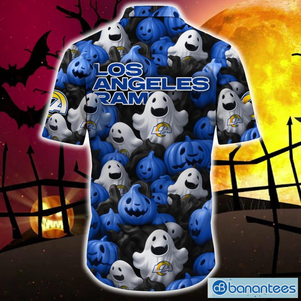 Custom Number And Name Los Angeles Rams Skull Halloween Baseball Jersey  Unisex - Banantees